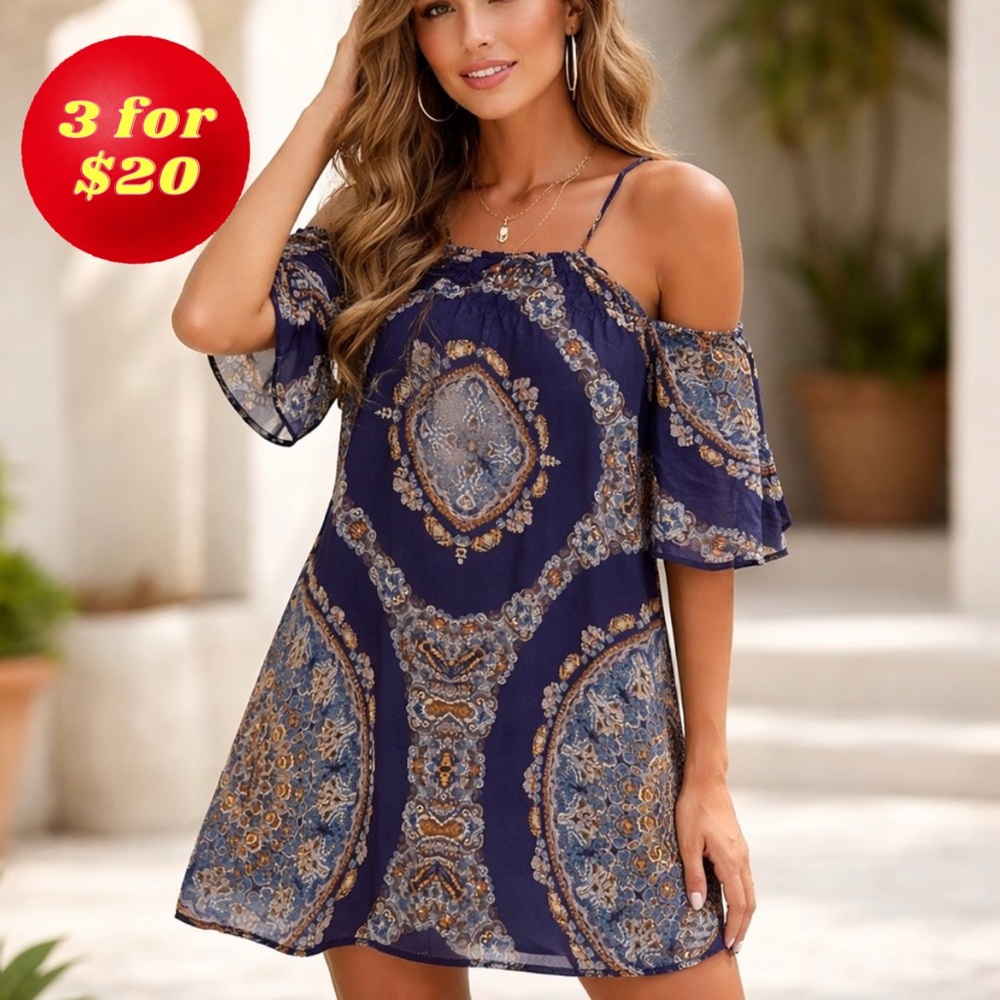 NWOT City Studio Halter Cold Shoulder